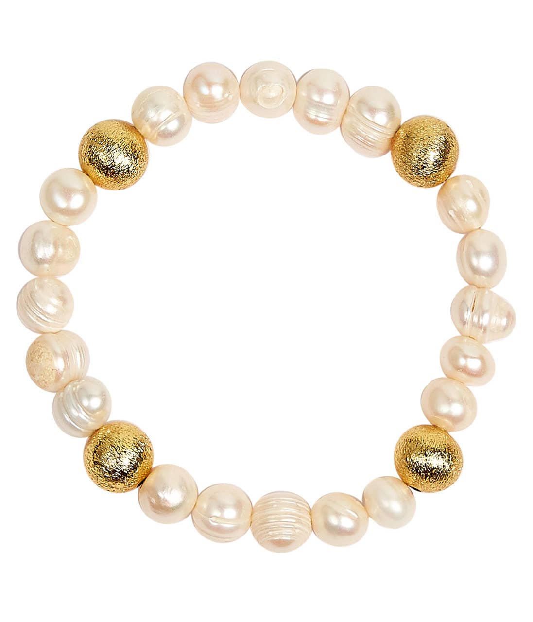 Georgia Beaded Bracelet Freshwater Pearl 10mm
