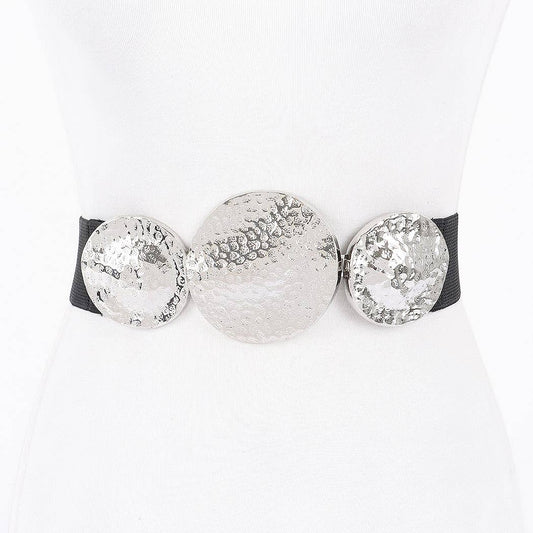 Metal Buckle Stretch Belt