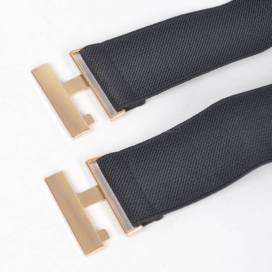 Two Flowers Elastic Belt