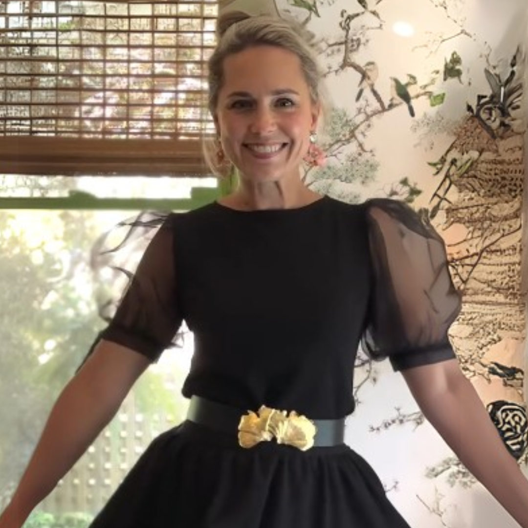 Ginkgo Interchangeable Artisan Belt Buckle w/ Gold Finish