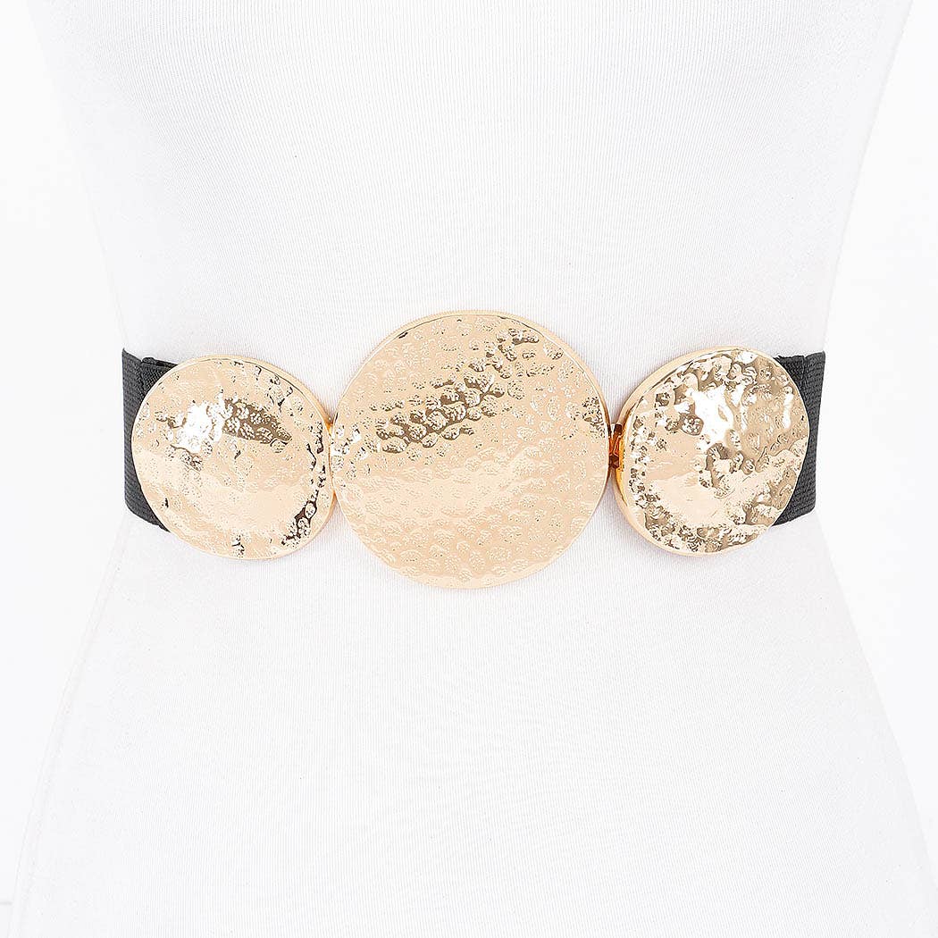 Metal Buckle Stretch Belt