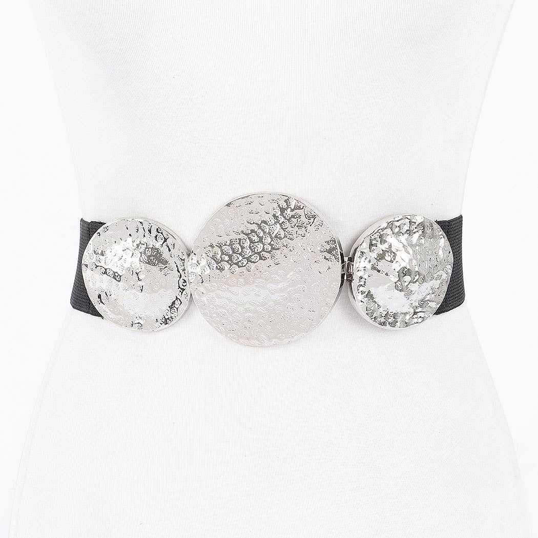 Metal Buckle Stretch Belt