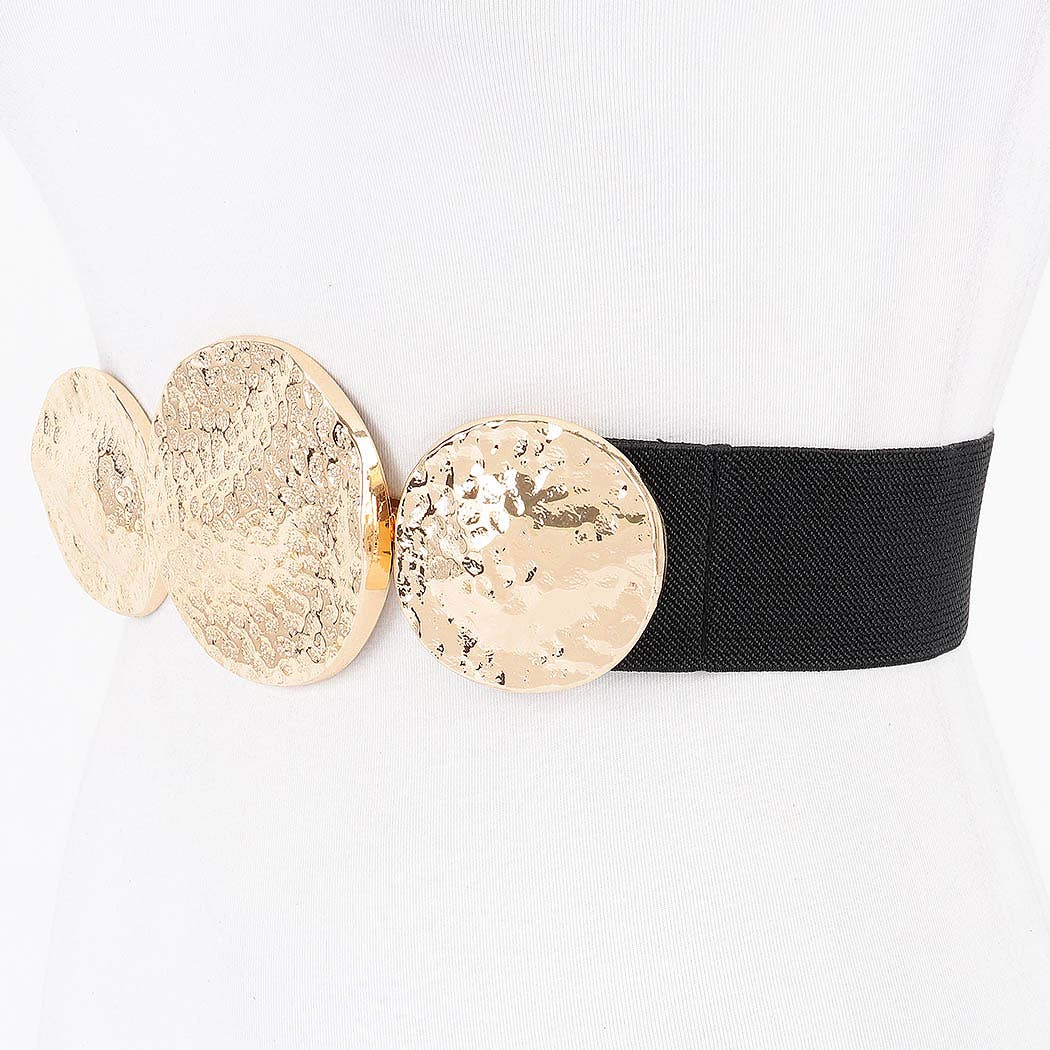 Metal Buckle Stretch Belt
