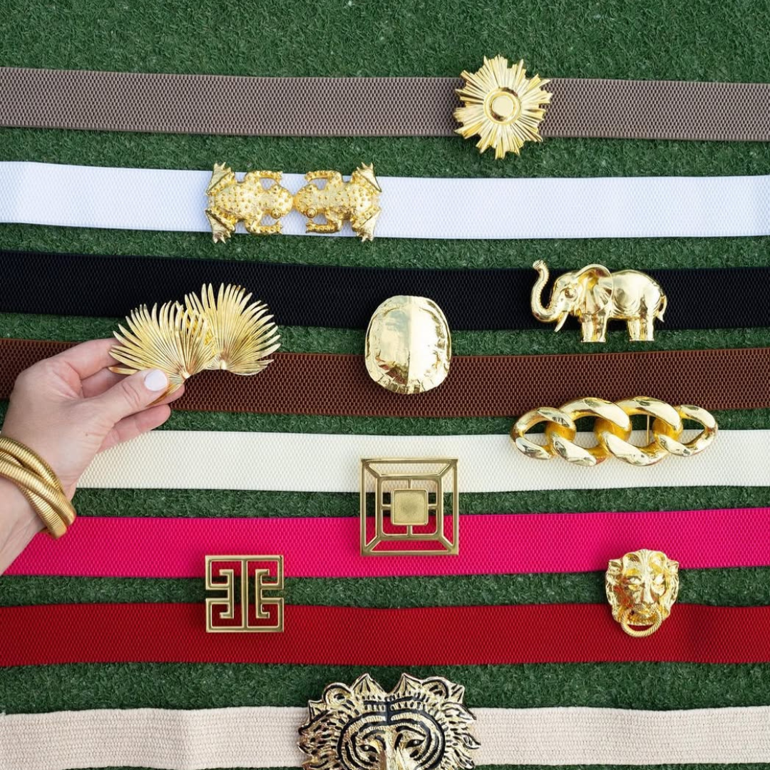 Koi Fish Interchangeable Belt Buckle w/ Gold Finish