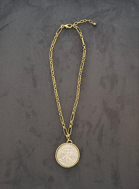 Edith Margaret Coin Necklace
