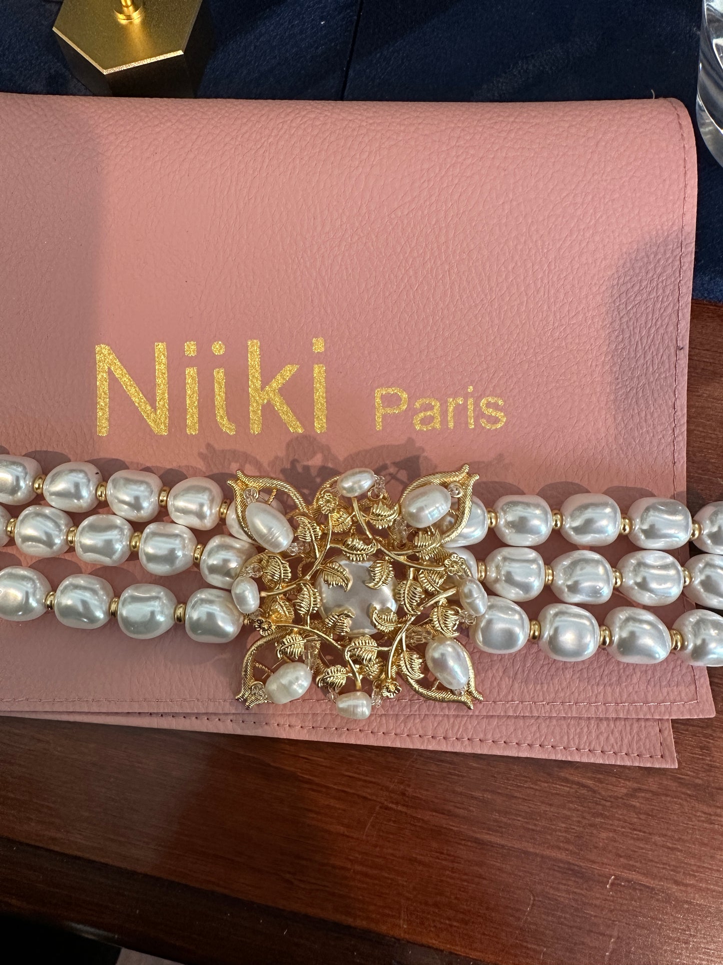 Pearl Medallion Necklace