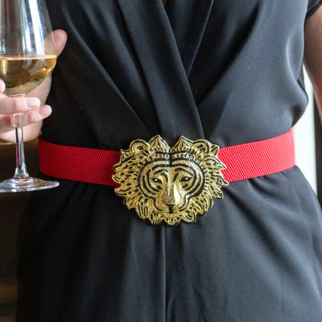 Red Interchangeable Stretch Belt Band – Flexible & Stylish