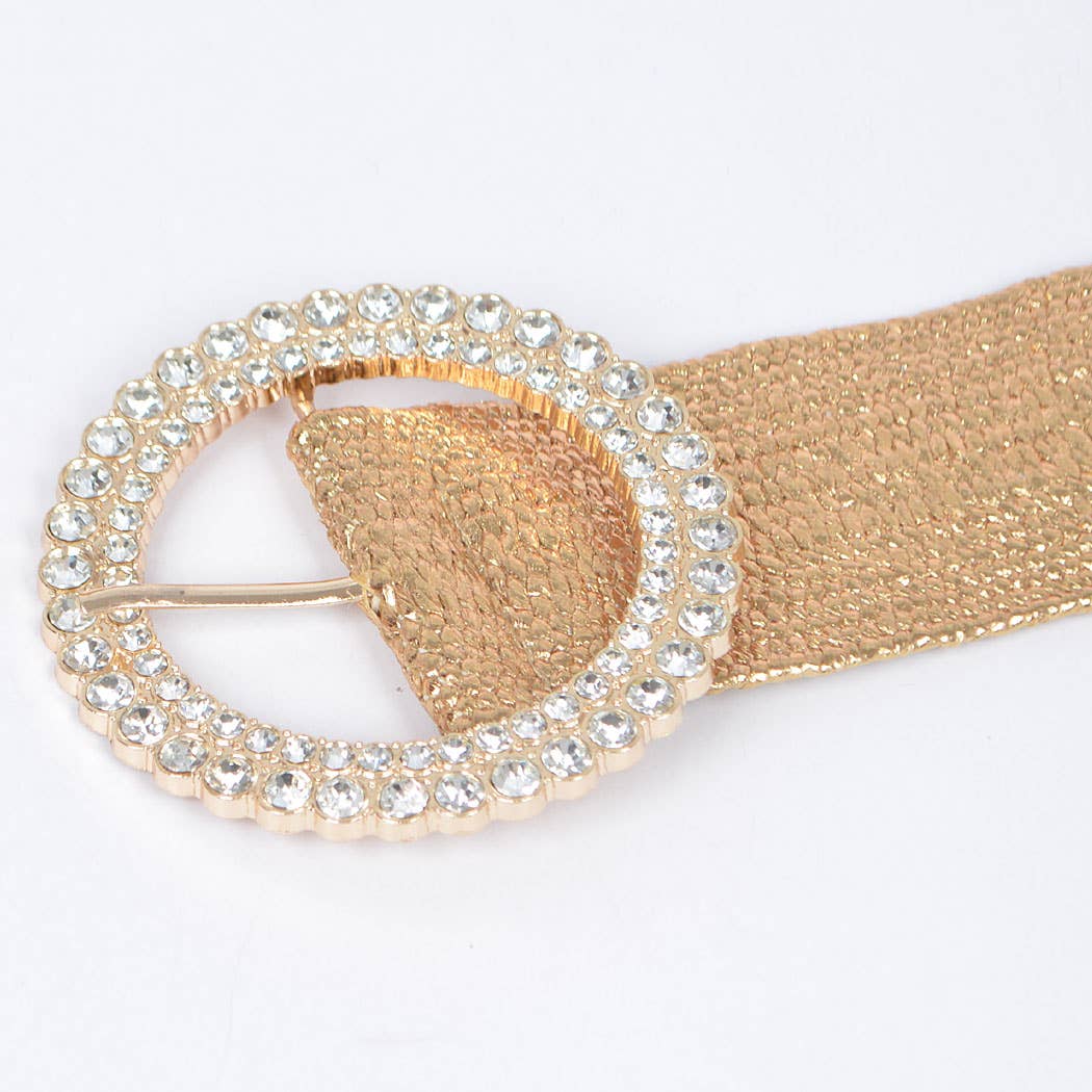 Rhinestone Elastic Belt