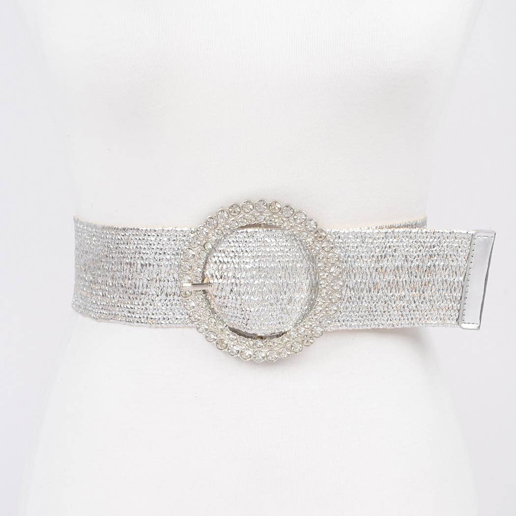 Rhinestone Elastic Belt