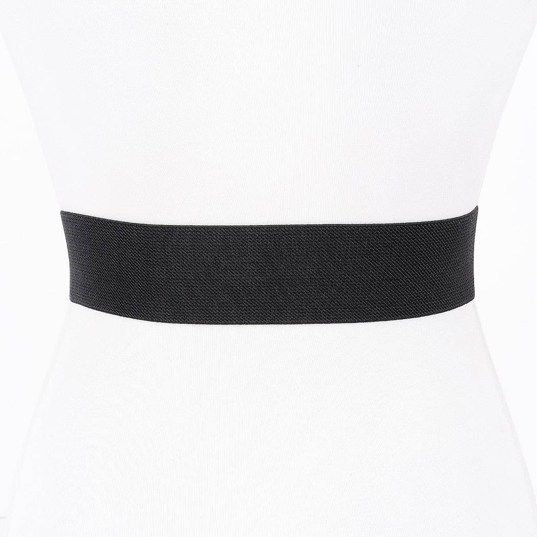 Metal Buckle Stretch Belt